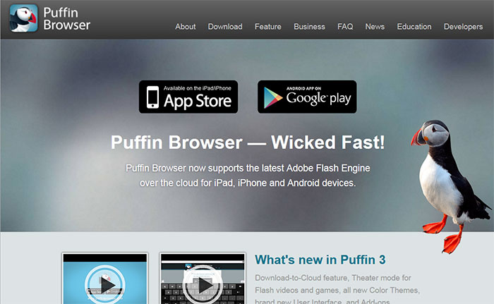 Puffin WEBブラウザ
